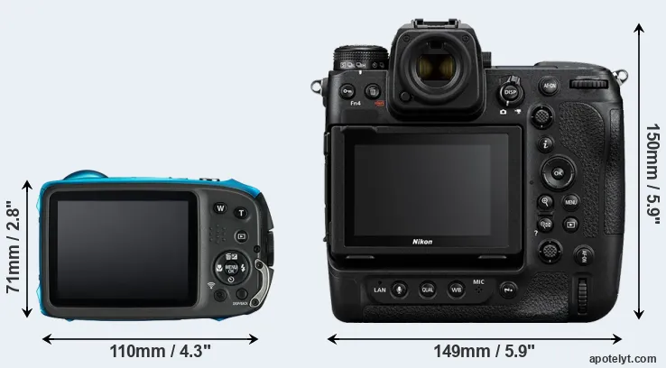 Comparison XP130 or Z9 rear