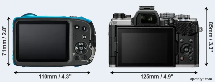 Comparison XP130 or OM-5 rear
