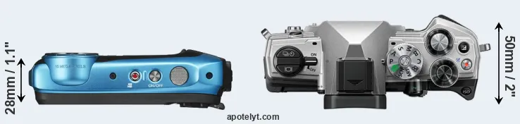 Compare XP130 versus OM-5 top