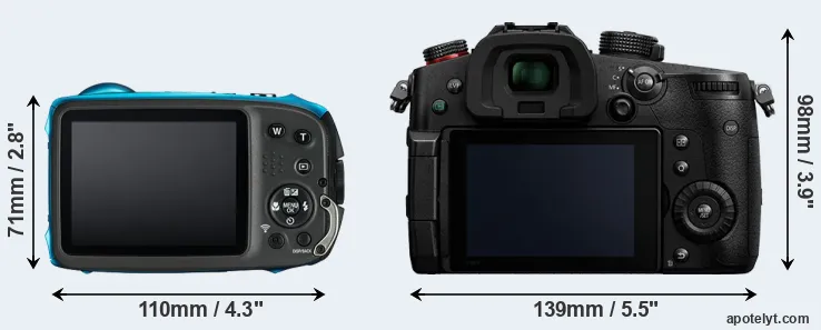 Comparison XP130 or GH5 II rear