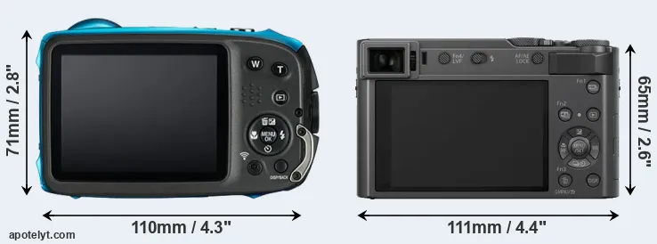 Comparison XP130 or ZS200 rear