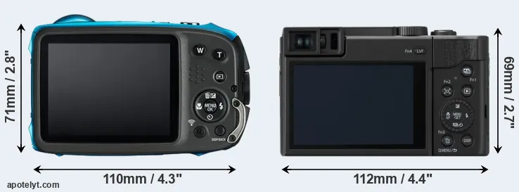 Comparison XP130 or ZS80 rear