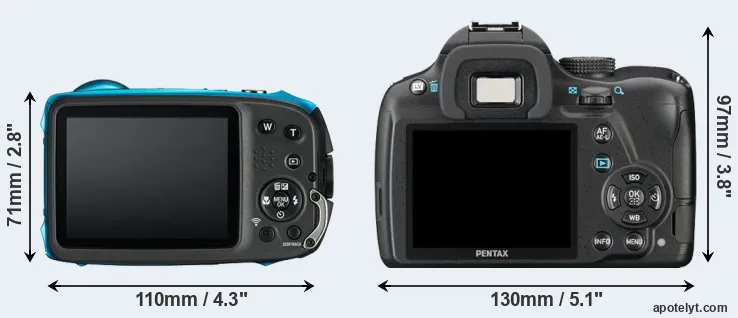 Comparison XP130 or K-50 rear