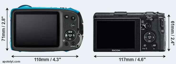 Comparison XP130 or GR rear