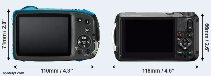 Comparison XP130 or WG-6 rear