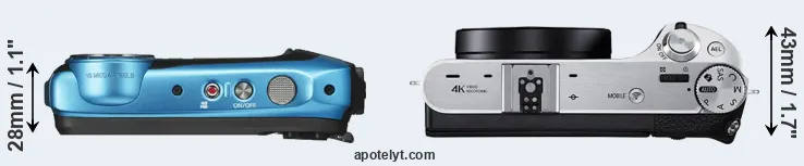 Compare XP130 versus NX500 top