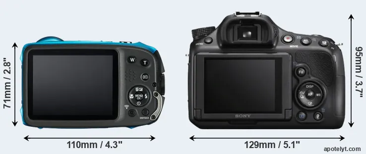 Comparison XP130 or A58 rear