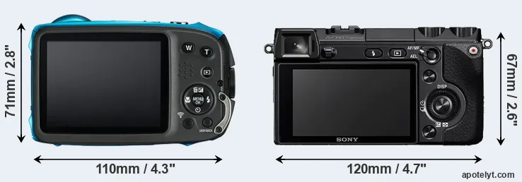 Comparison XP130 or NEX-7 rear