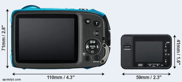 Comparison XP130 or RX0 rear