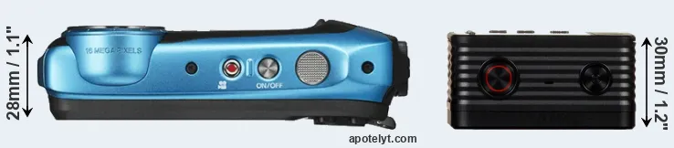 Compare XP130 versus RX0 top