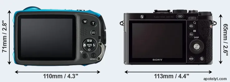 Comparison XP130 or RX1 rear