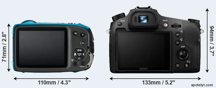Comparison XP130 or RX10 III rear