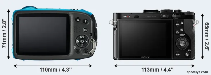 Comparison XP130 or RX1R II rear
