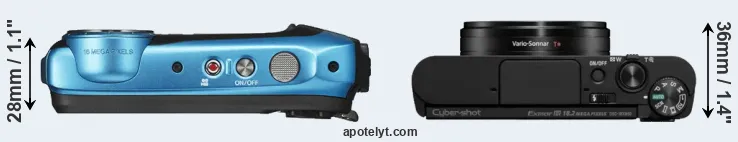 Compare XP130 versus WX800 top