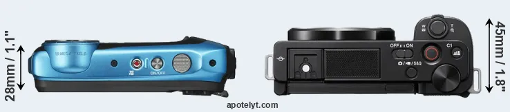 Compare XP130 versus ZV-E10 top