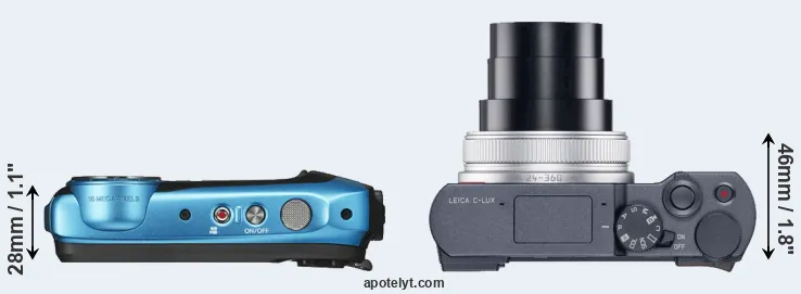Compare XP140 versus C-LUX top