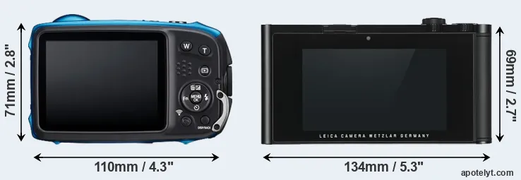 Comparison XP140 or TL rear