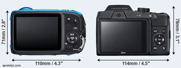 Comparison XP140 or B500 rear