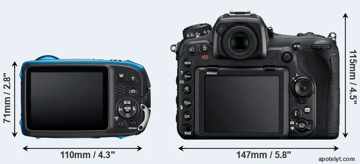 Comparison XP140 or D500 rear