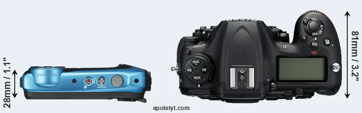 Compare XP140 versus D500 top