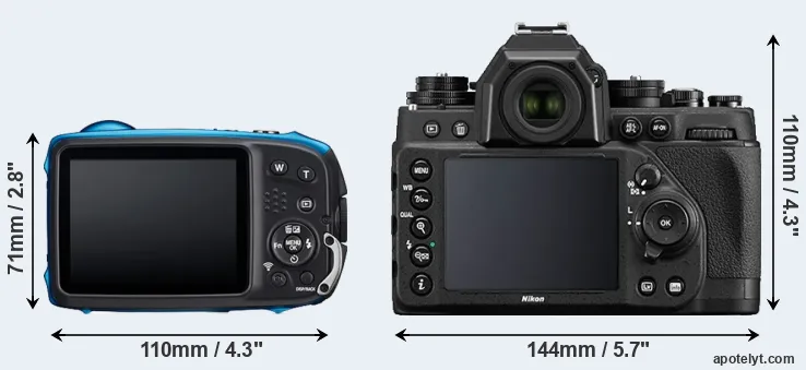 Comparison XP140 or Df rear