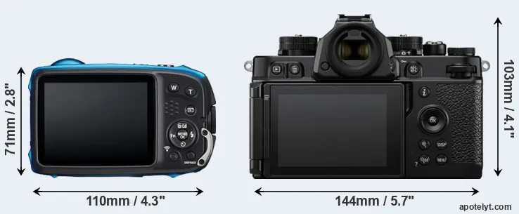 Comparison XP140 or Zf rear