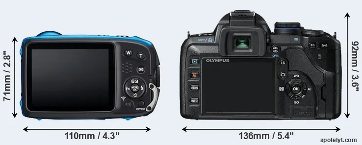 Comparison XP140 or E-520 rear