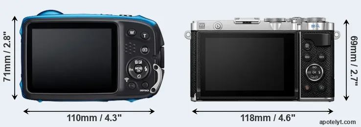 Comparison XP140 or E-P7 rear