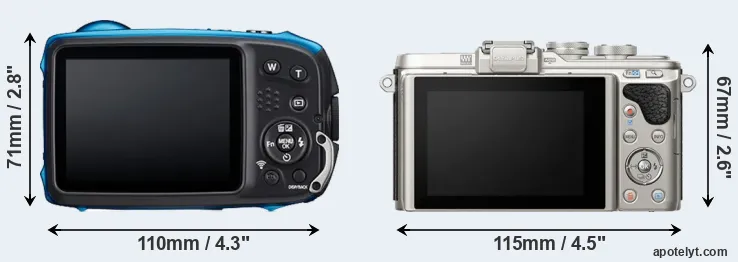Comparison XP140 or E-PL8 rear