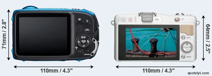 Comparison XP140 or E-PM2 rear