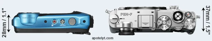 Compare XP140 versus PEN-F top