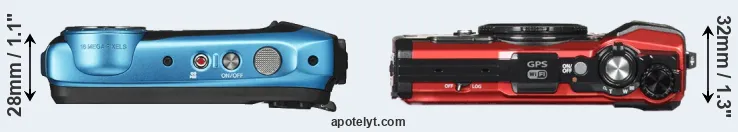 Compare XP140 versus TG-5 top