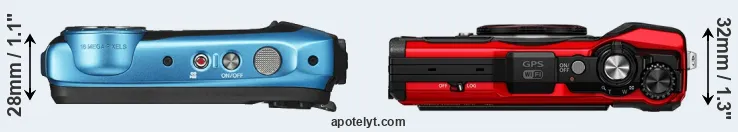 Compare XP140 versus TG-6 top