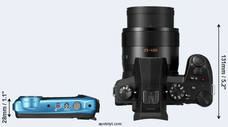 Compare XP140 versus FZ1000 II top
