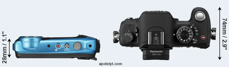 Compare XP140 versus G10 top