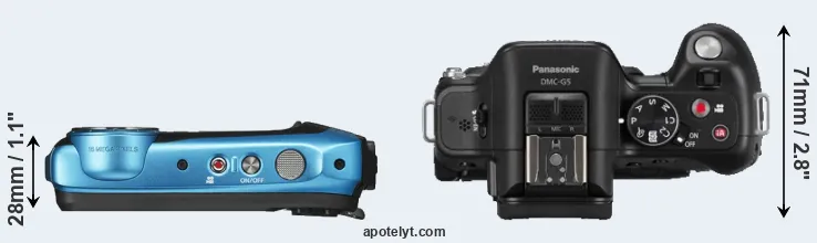 Compare XP140 versus G5 top