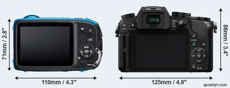 Comparison XP140 or G7 rear