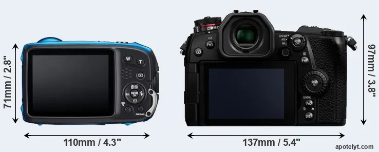 Comparison XP140 or G9 rear