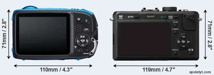 Comparison XP140 or GF1 rear