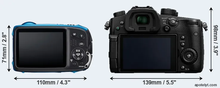 Comparison XP140 or GH5 rear
