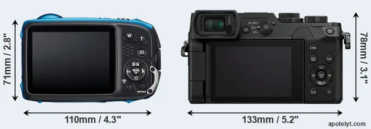 Comparison XP140 or GX8 rear