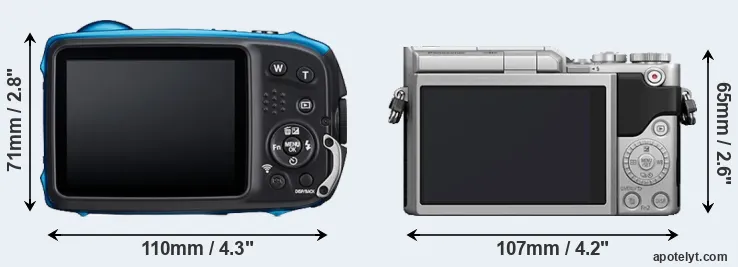Comparison XP140 or GX800 rear