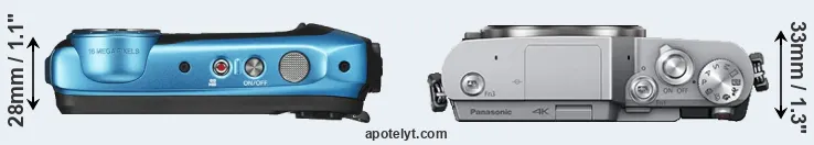 Compare XP140 versus GX800 top