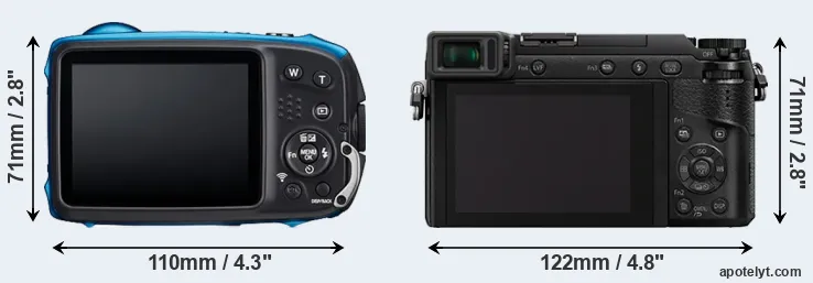 Comparison XP140 or GX85 rear
