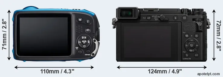 Comparison XP140 or GX9 rear