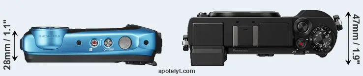 Compare XP140 versus GX9 top