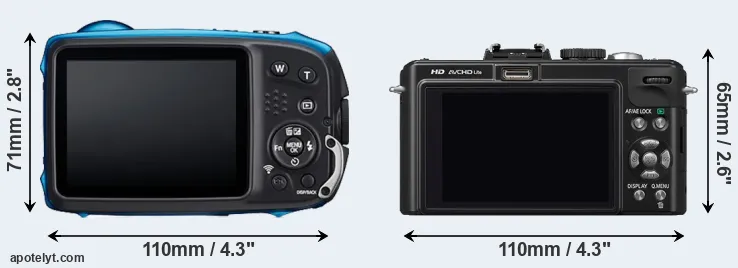 Comparison XP140 or LX5 rear