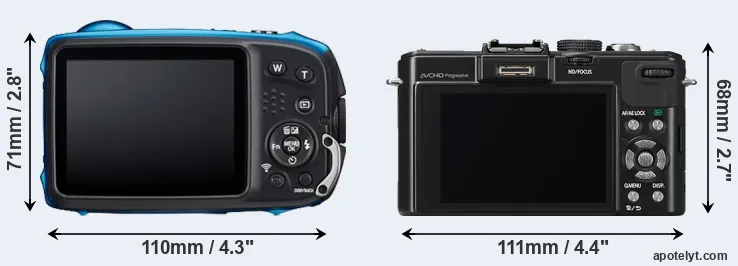 Comparison XP140 or LX7 rear