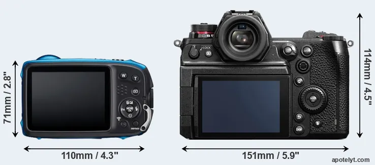 Comparison XP140 or S1H rear