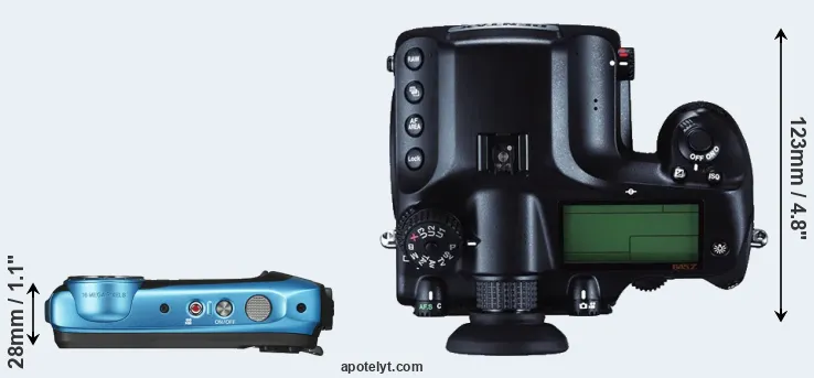 Compare XP140 versus 645Z top